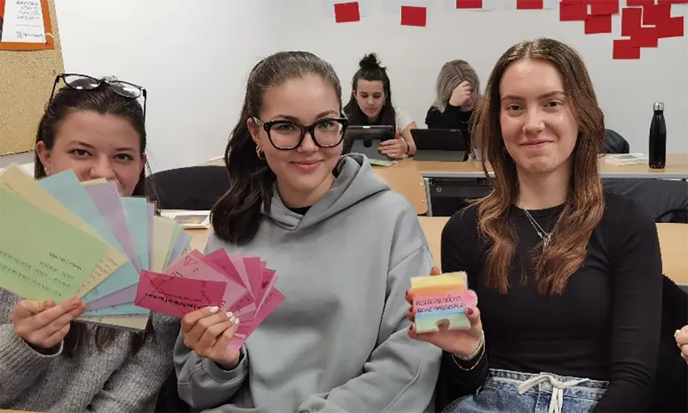 Rechtschreibfächer: Weissteiner Ann, Leitner Katharina, Panzenberger Nadine