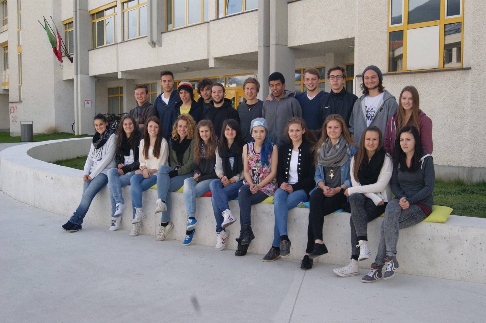 Maturanten der Klasse 5C HOB