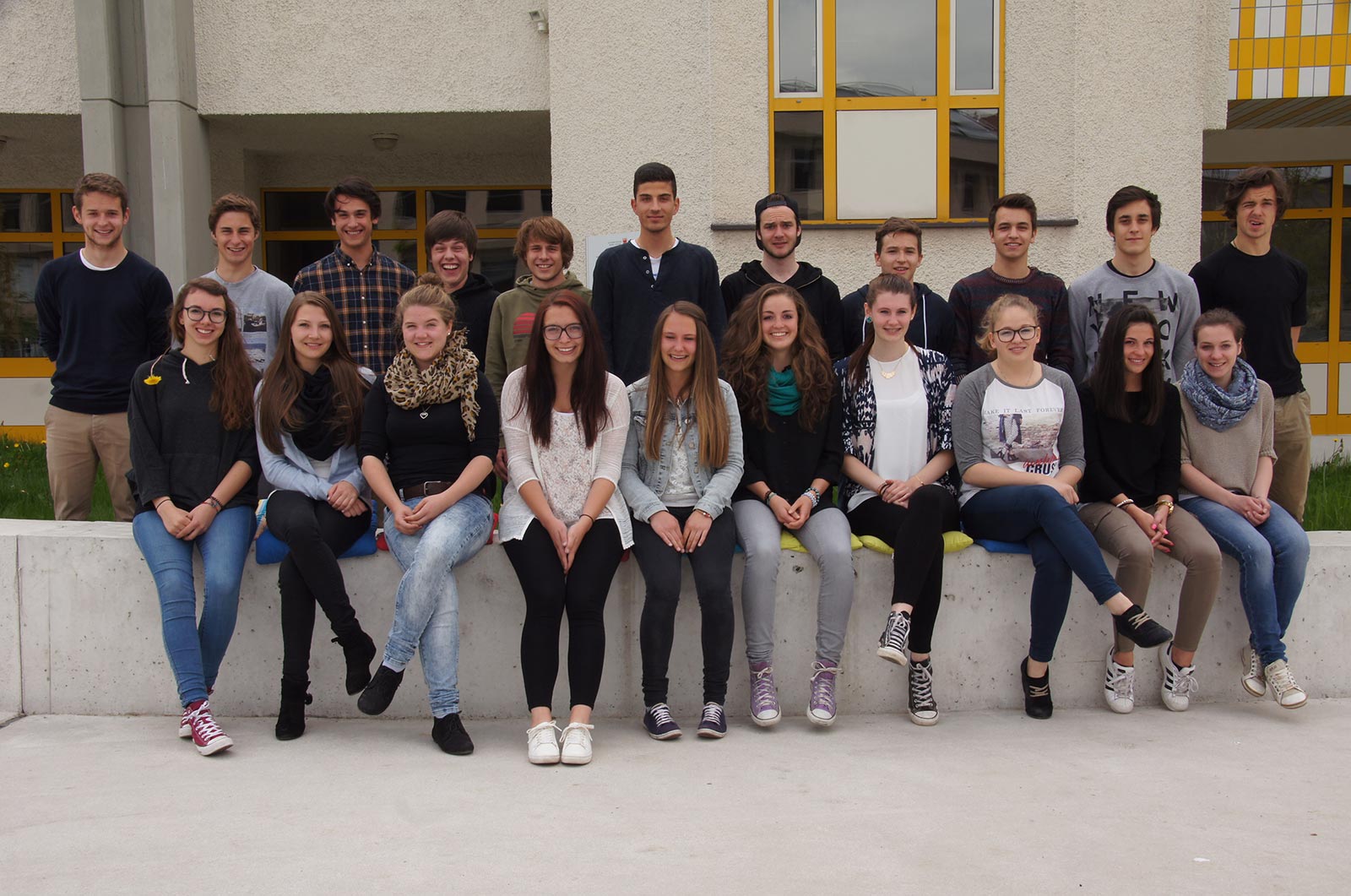 Maturanten der Klasse 5C VFM