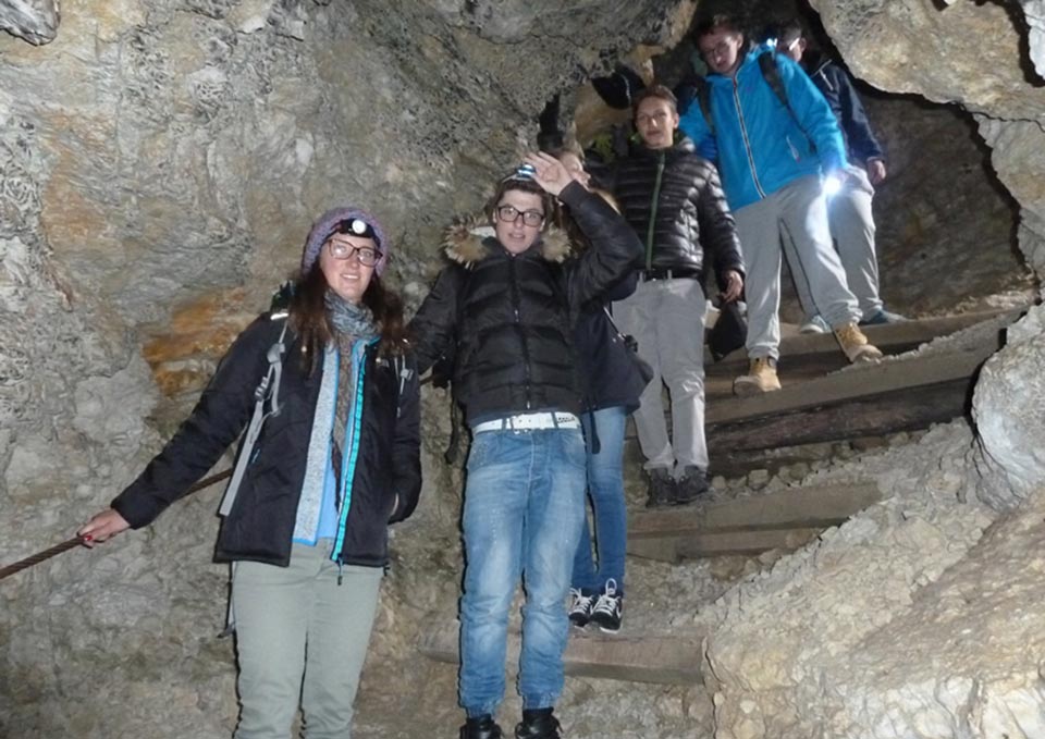 Exkursion auf den Lagazuoi