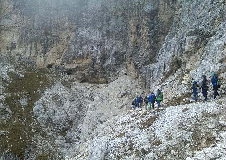 Exkursion auf den Lagazuoi