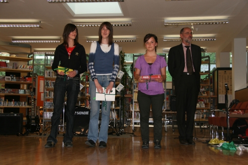Preisträgerinnen: SchülerInnen  Jasmin, Regina, Ruth