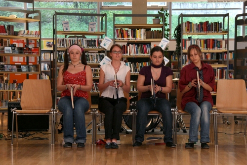 Tanzgruppe: Jasmin, Tabea, Nicol, Christina