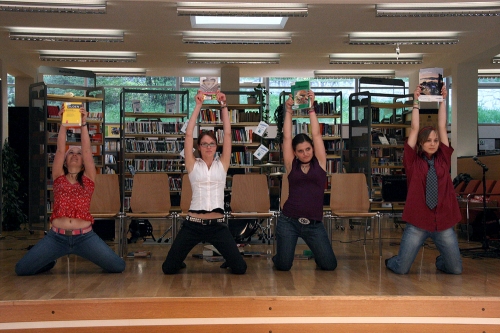 Tanzgruppe: Jasmin, Tabea, Nicol, Christina