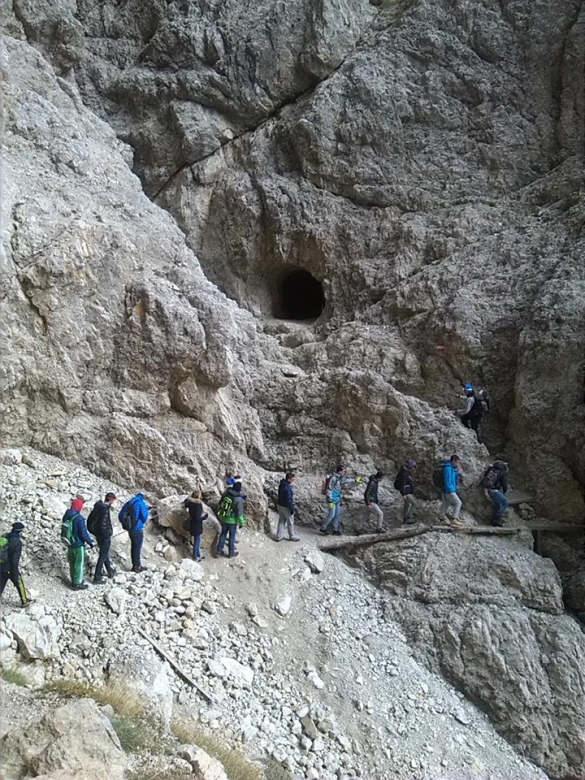 Exkursion auf den Lagazuoi