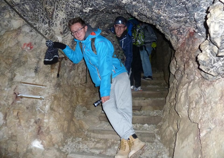 Exkursion auf den Lagazuoi