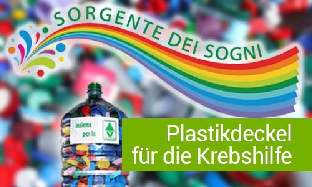 Plastikdeckel für die Krebshilfe