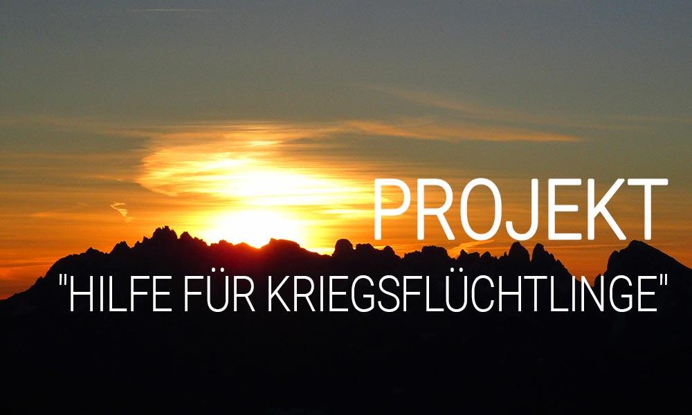 Projekt Hilfe für Kriegsflüchtlinge