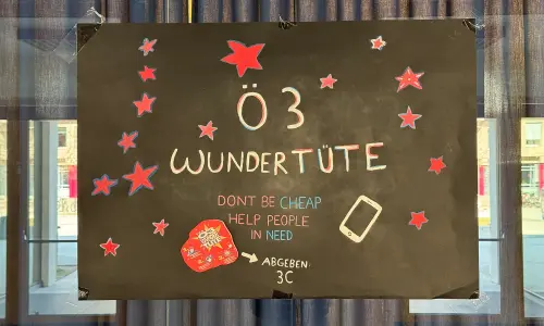 Plakat für das Projekt Ö3-Wundertüte