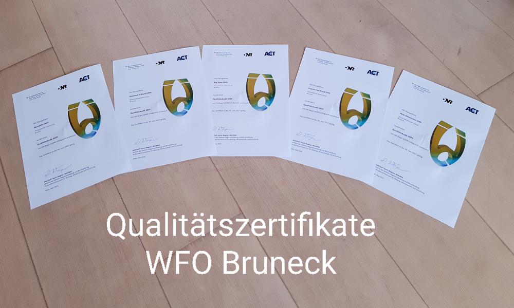 Alle 7 Diplome des Qualitäts Audit