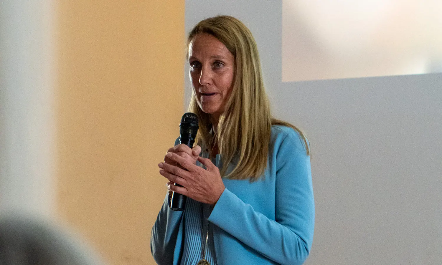 Monika Crepaz von der Raiffeisenkasse Bruneck