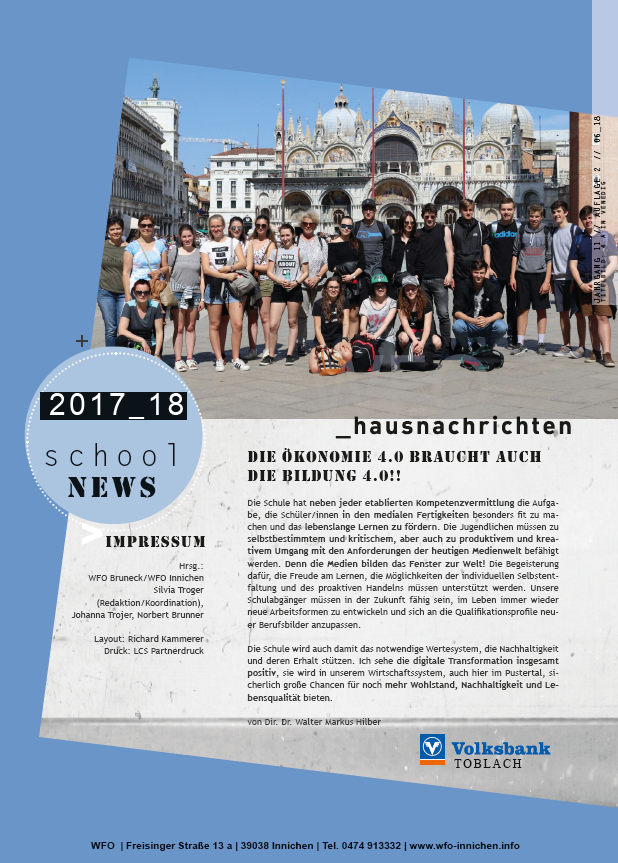 Hausnachrichten 2017/18 - 2